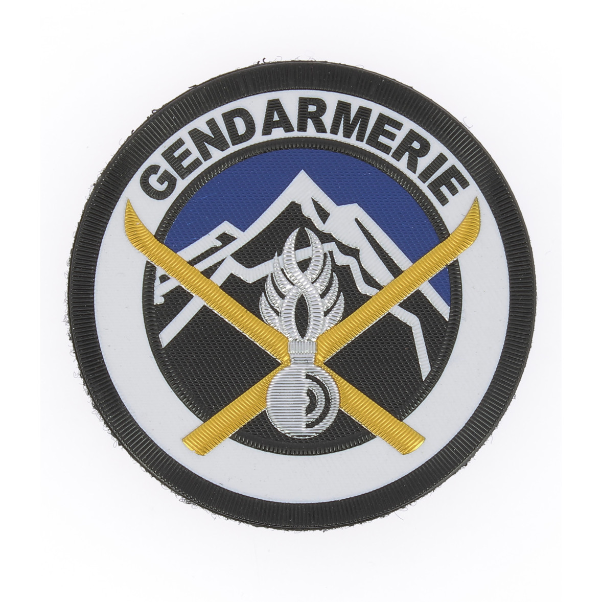 laminiertes-gendarmerie-abzeichen-gebirgseinheiten