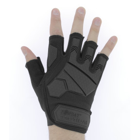 Mitaines Alpha Tactical Noir - Kombat Tactical
