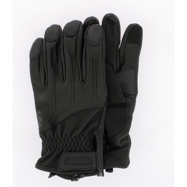 Bi-materiaal handschoenen van leer en amara Draco - GK Pro