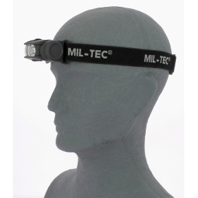 LED-Stirnlampe 4 Farben schwarz - Miltec