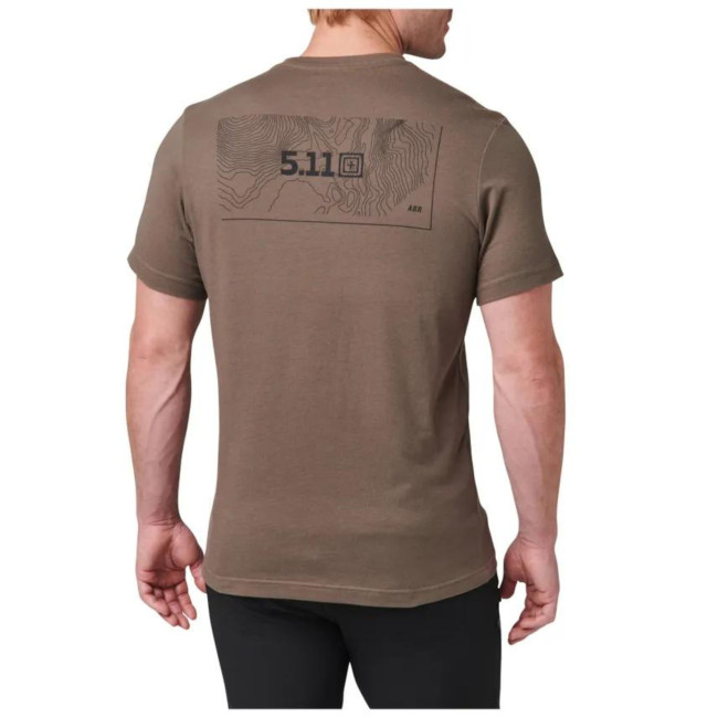 T-shirt 5.11 coordinate major brown - 5.11 tactical