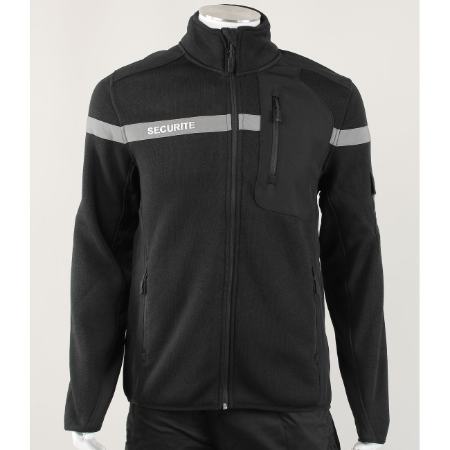 Nevada zwart micro-fleece veiligheidsvest - Force Series