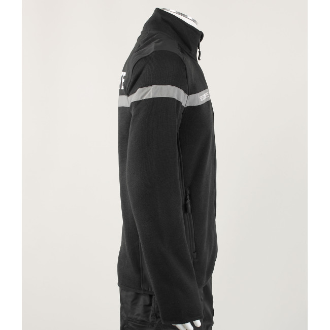 Nevada zwart micro-fleece veiligheidsvest - Force Series
