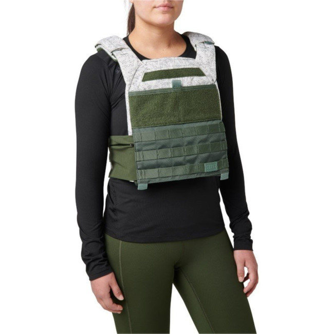 Porte plaque tactec trainer kombu green - 5.11 tactical