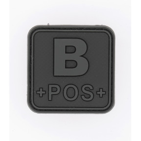 Patch carré groupe sanguin B+ blackops - JTG
