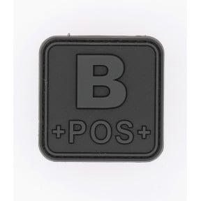 Patch carré groupe sanguin B+ blackops - JTG