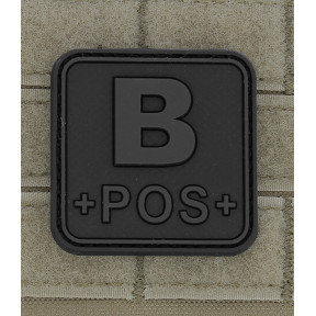 Quadratischer Patch Blutgruppe B+ blackops - JTG