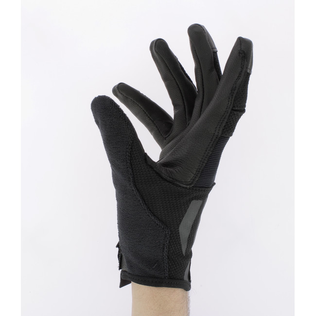 Harde handschoenen in echt leer zwart - Direct Action
