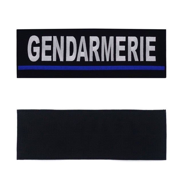 Bandeau d'identification Gendarmerie brodé Bleu - Patrol Equipement