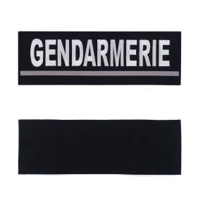 Bandeau d'identification Gendarmerie brodé Gris - Patrol Equipement