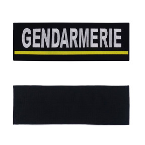 Bandeau d'identification Gendarmerie brodé Jaune - Patrol Equipement
