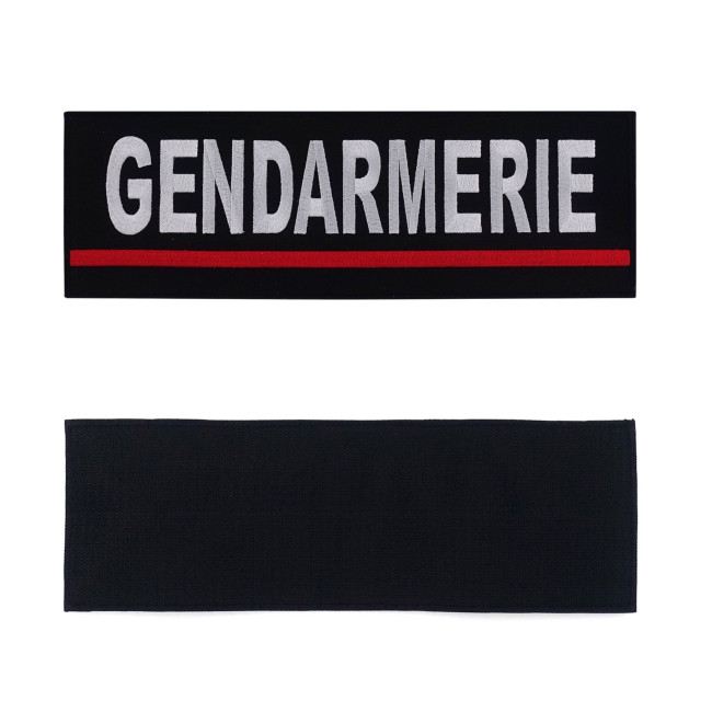 Gesticktes Identifikationsband Gendarmerie Rot - Patrol Equipement