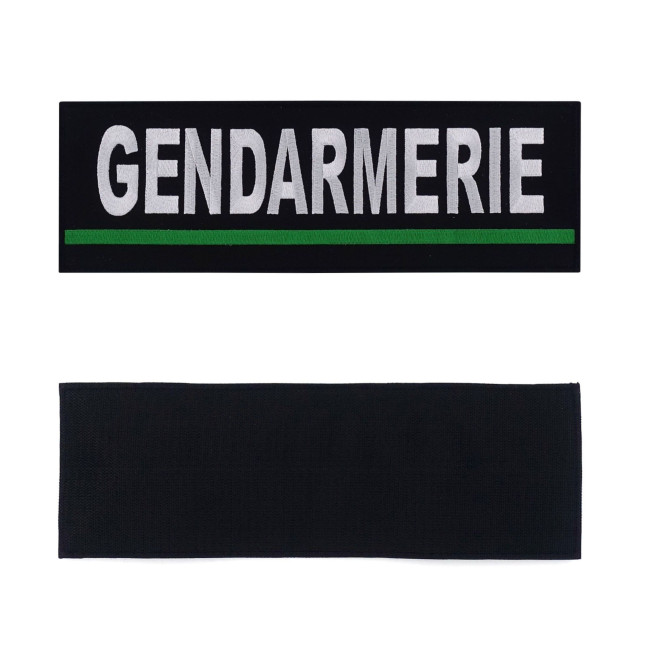 Bandeau d'identification Gendarmerie brodé Vert - Patrol Equipement