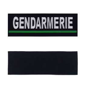 Bandeau d'identification Gendarmerie brodé Vert - Patrol Equipement