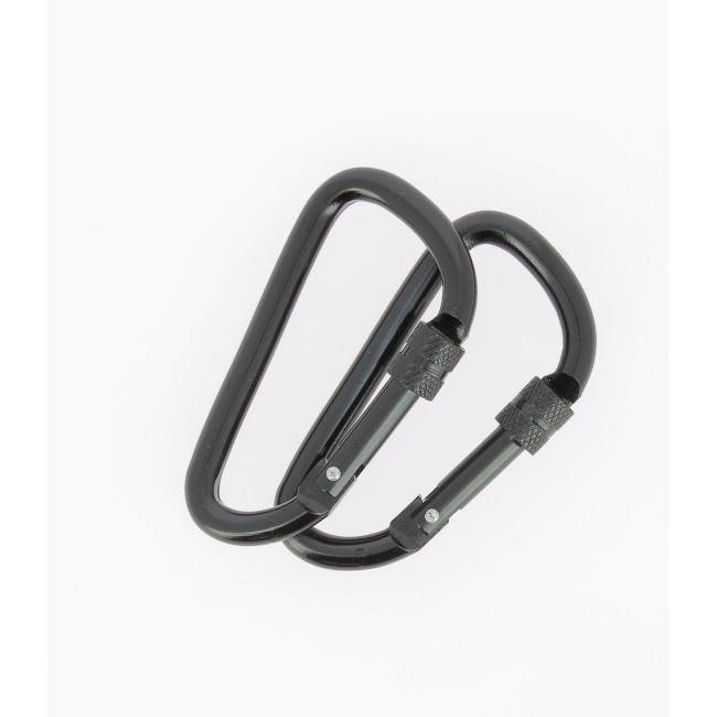 Lot de 2 mousquetons à vis 8mm - Highlander