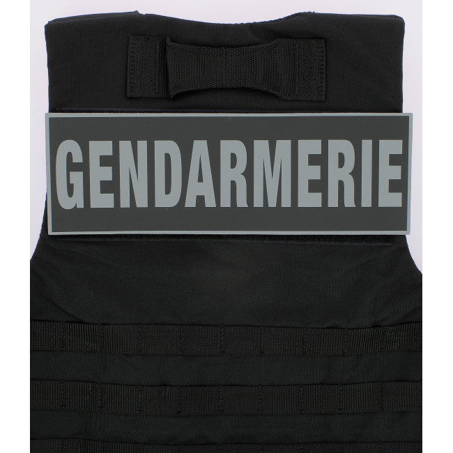 Bandeau Gendarmerie inversé 10 x 30 cm - Patrol Equipement