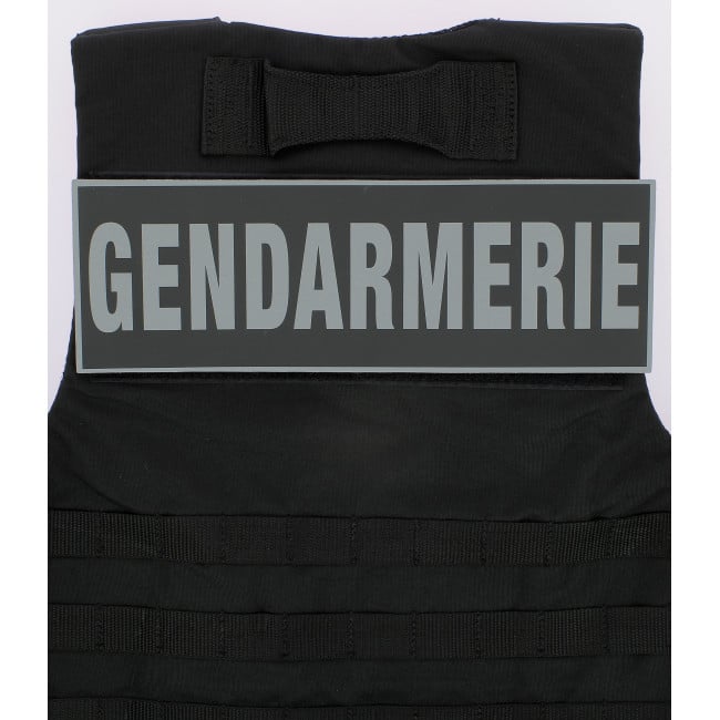 Bandeau Gendarmerie inversé 10 x 30 cm - Patrol Equipement