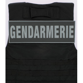Bandeau Gendarmerie inversé 10 x 30 cm - Patrol Equipement
