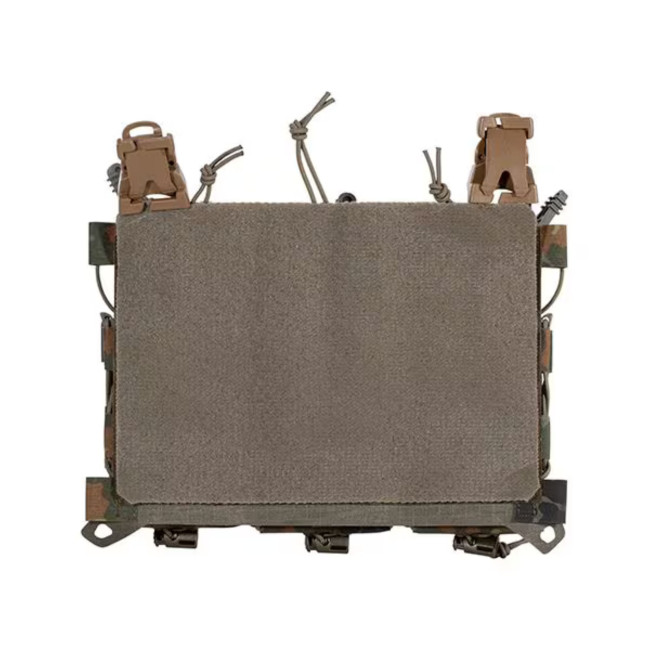 Voorpaneel voor kogelwerende vest met drievoudige multi-kaliber magazijnhouder MX234 -Flecktarn - Lindnerhof