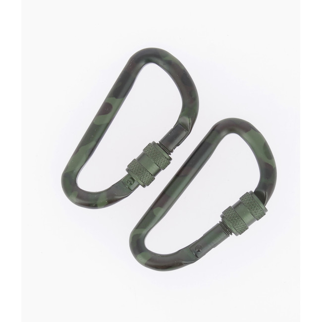 2 mousqueton tactical 60 mm camo - Miltec