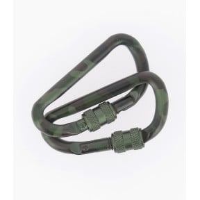 2 karabińczyki taktyczne 60 mm camo - Miltec