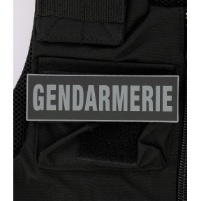 Bandeau Gendarmerie inversé 4 x 13 cm - Patrol Equipement