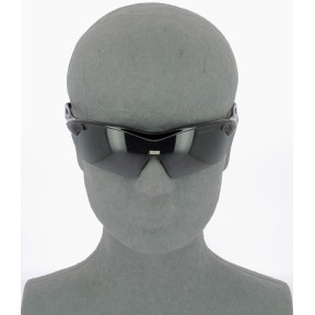 Ballistische Schutzbrille Racers (Getöntes Glas) - Schwarz - MSA Sordin