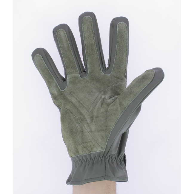 Gants d'intervention cuir Vert - CityGuard