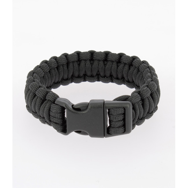 Bracelet Paracorde 2,2cm Noir - MilTec