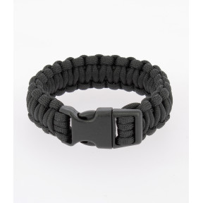 Paracord armband 2,2cm Zwart - MilTec