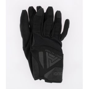 Gants durs en cuir synthétique noir - Direct Action