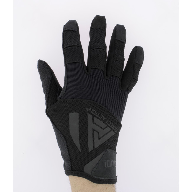 Gants durs en cuir synthétique noir - Direct Action