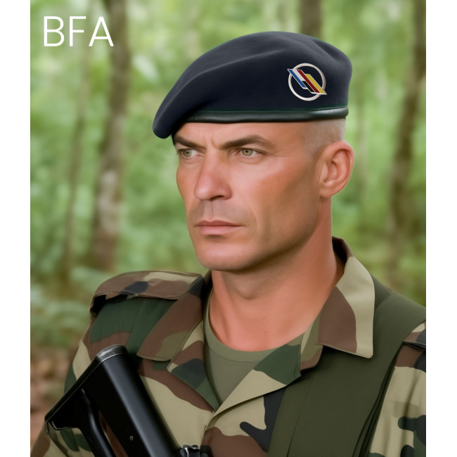 Béret Militaire BFA Bord en Cuir - Patrol Équipements