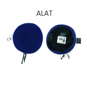 ALAT Blaue Militärbaske mit Lederrand - Patrol Ausrüstungen