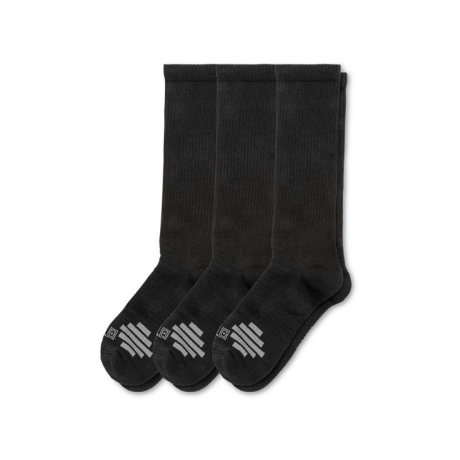 Set von 3 Paar Duty Ready + OTC Socken Schwarz - 5.11 Tactical