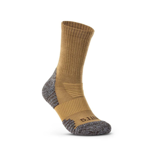 Set von 2 Paar Duty Ready Ultra US Dark Coyote Socken - 5.11 Tactical