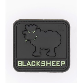Black Sheep Rubber Patch Glow in the dark - JTG