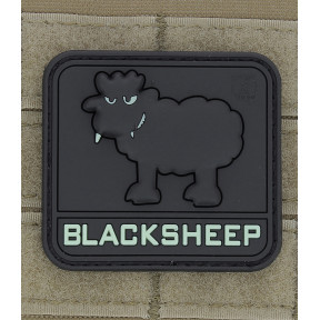 Black Sheep Rubber Patch Glow in the dark - JTG