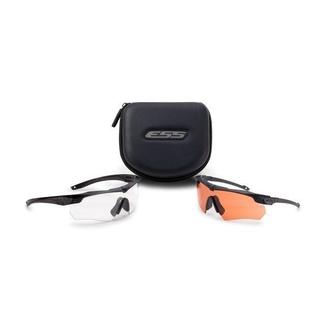 Crossbow supprESSor / zestaw / oprawka crossbow czarna + oprawka supprESSor czarna + - ESS ochrona oczu