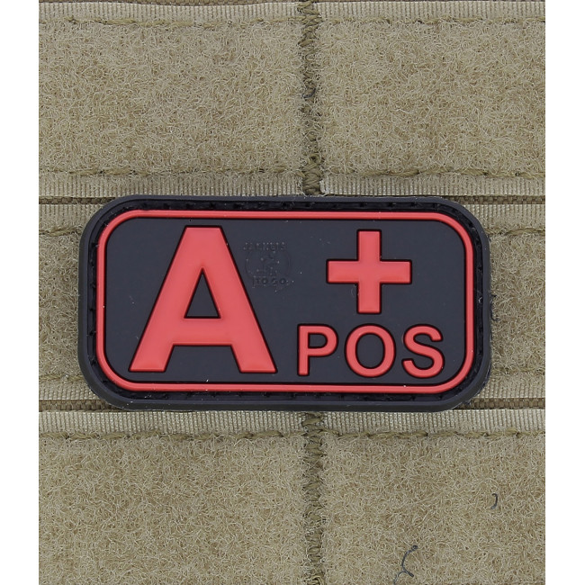 Patch groupe sanguin A+Rouge - JTG