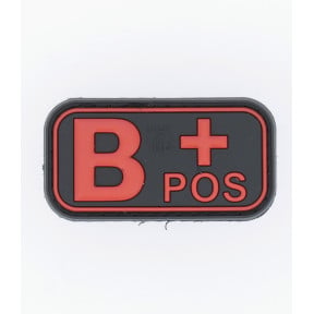 Patch groupe sanguin B+ Rouge - JTG