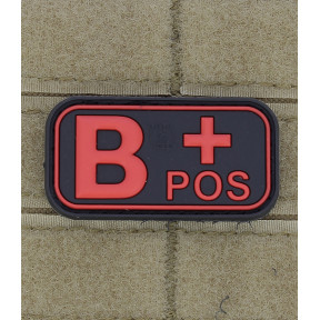 Blutgruppen-Patch B+ Rot - JTG