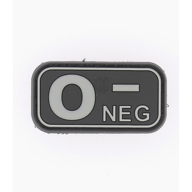 Patch groupe sanguin O-Noir - JTG