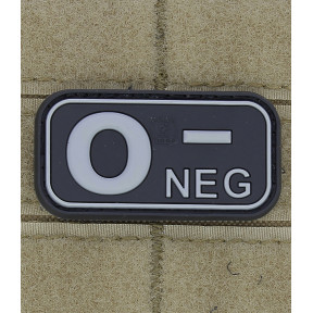 Patch groupe sanguin O-Noir - JTG