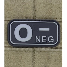 Patch groupe sanguin O-Noir - JTG