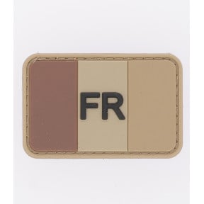 Patch drapeau français Coyote en PVC - JTG