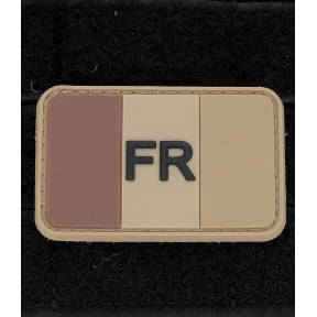 Patch Franse vlag Coyote in PVC - JTG