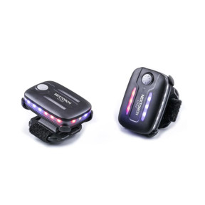 MOLLE/CLIP Systemlampe 4 Modi (Weiß, Rot-Blau Blitz) - Nextorch