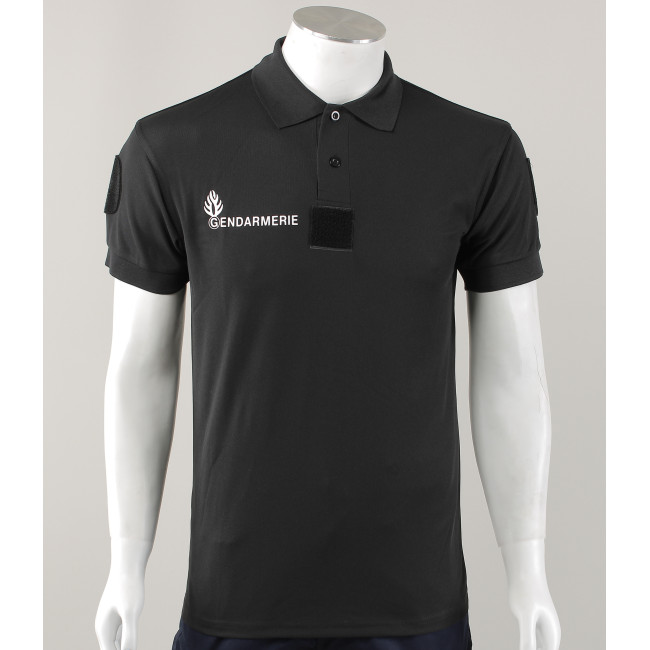 Gendarmerie Departementale Cooldry Poloshirt + schwarze Klettverschlüsse - Patrol Equipement
