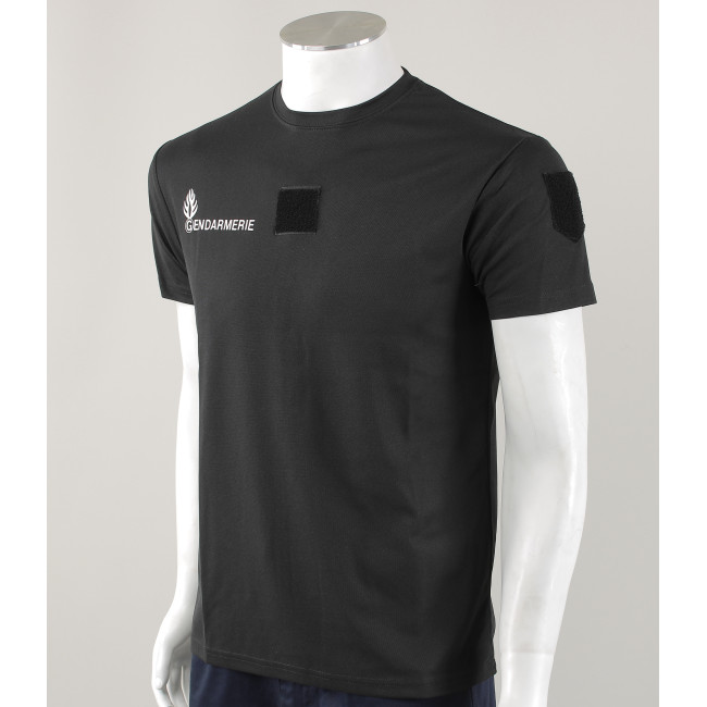 Atmungsaktives T-Shirt Départementale Gendarmerie + Klettverschlüsse - Patrol Equipement